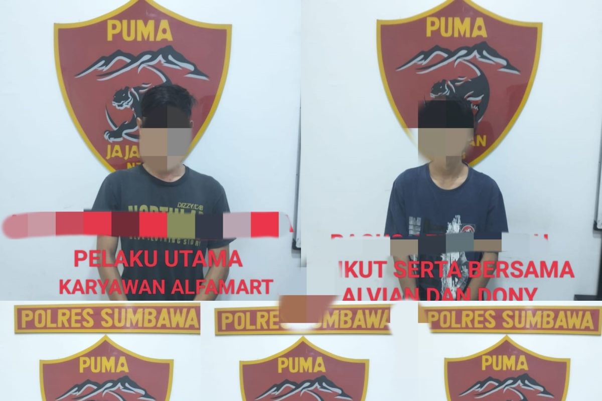 5 pembobol Alfamart di Sumbawa ditangkap polisi