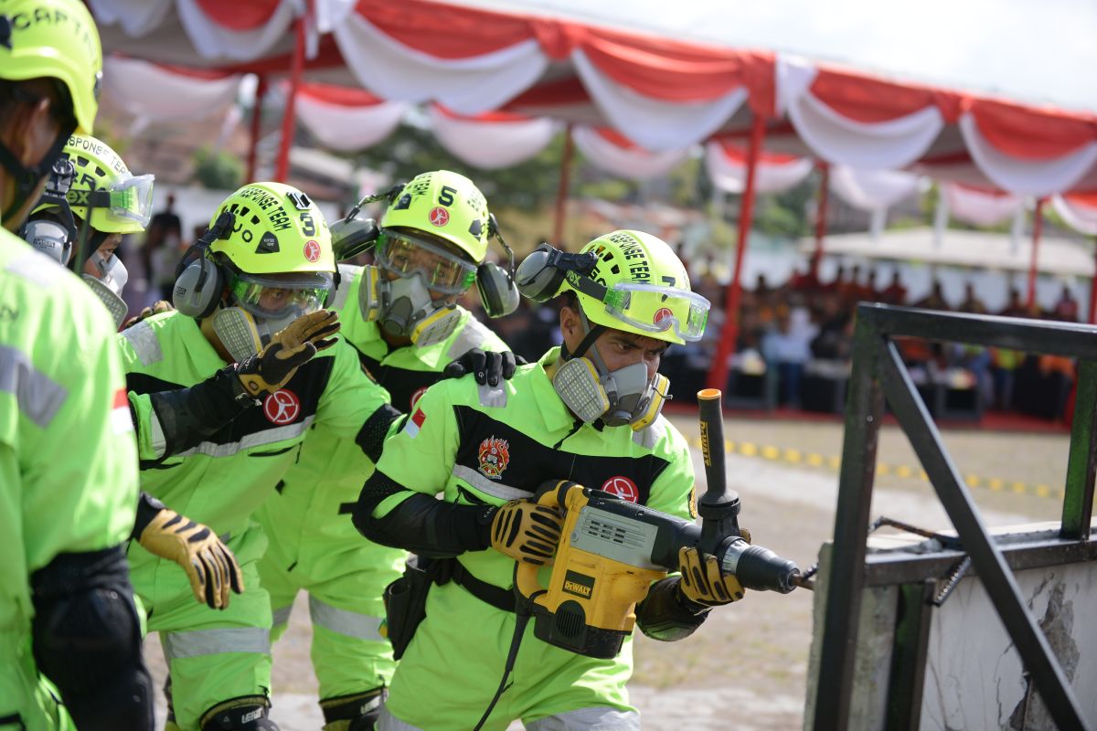 PTBA adakan kompetisi The 1st South Sumatera Fire & Rescue  Challenge