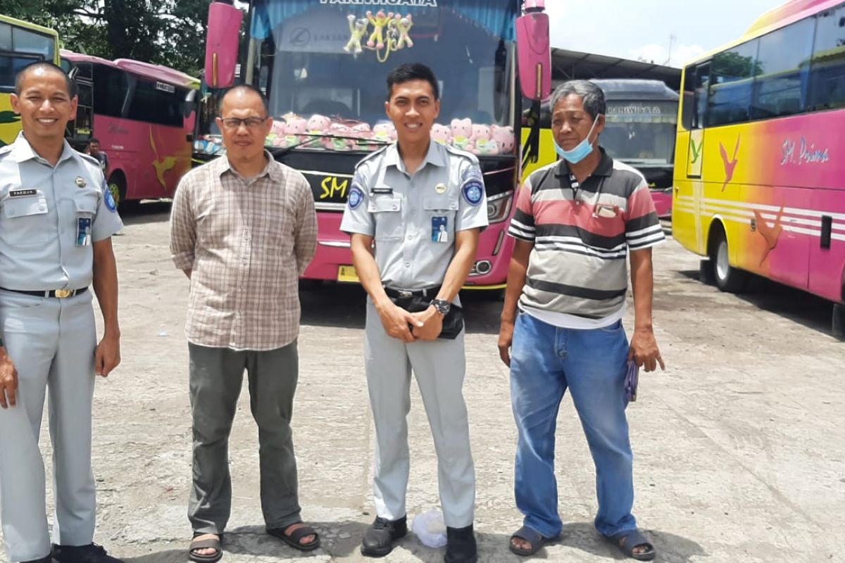 Jasa Raharja Banten giat CRM dan sosialisasikan UU No 22/2009 pasal 74 ke pengusaha otobus Serang