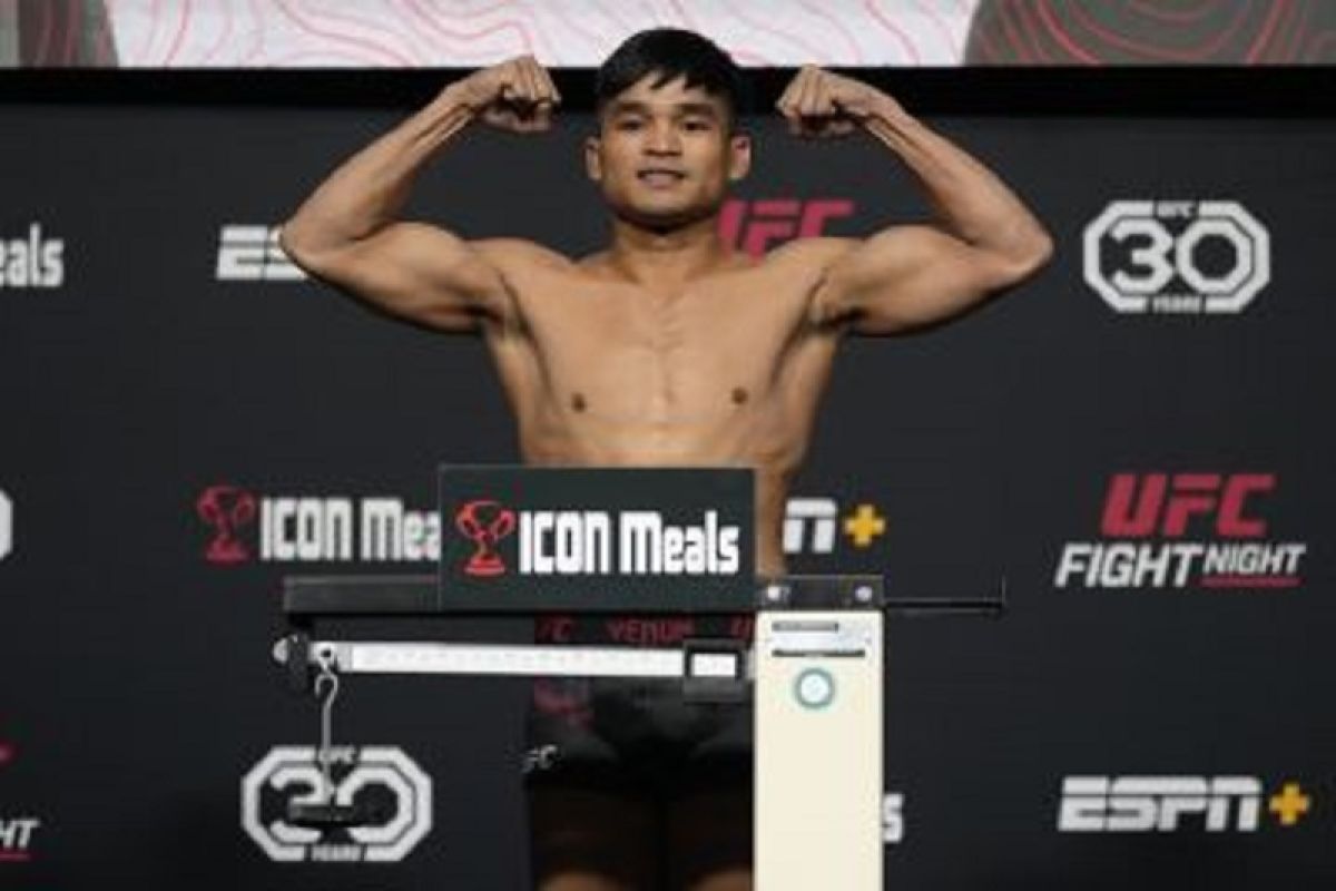 Jeka Saragih siap jalani debut di UFC hadapi Lucas Alexander