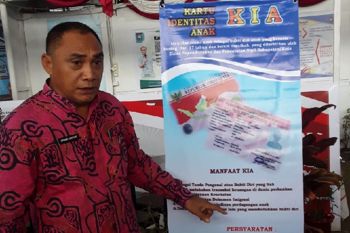 Disdukcapil Biak gencarkan pelayanan Kartu Identitas Anak