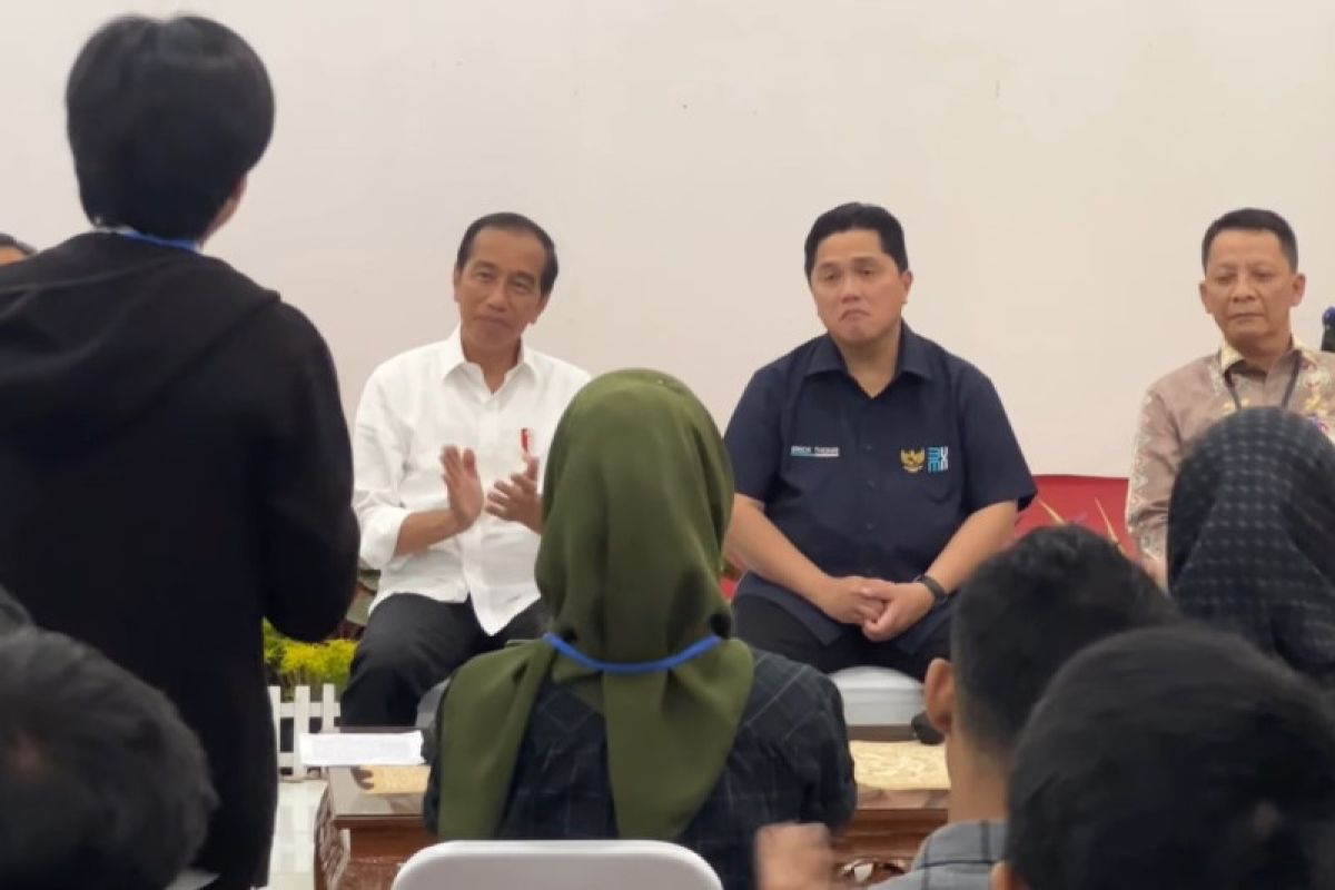 Jokowi sanggupi aspirasi anak muda Aceh bangun "creative hub"