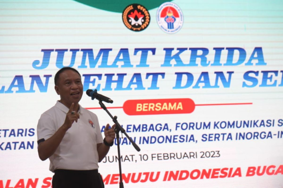 Menpora imbau Kementerian/Lembaga aktifkan Hari Krida