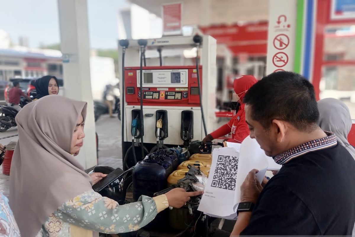 Tim gabungan sidak SPBU, di Aceh sudah terapkan barcode