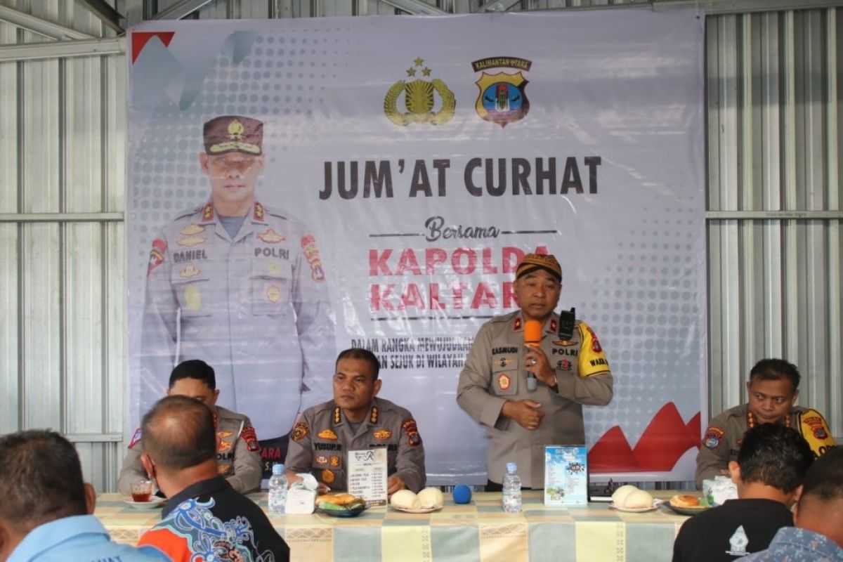 Wakapolda Kaltara sapa warga Paguyuban Jawa di "Jumat Curhat"