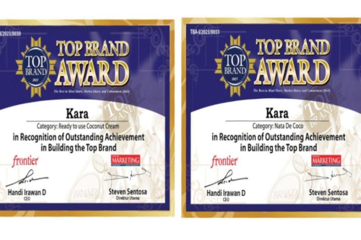 Top Brand 2023, KARA kembali raih dua kategori sekaligus