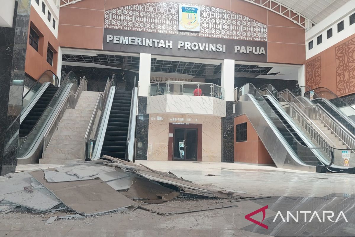 Pemprov Papua data kerusakan kantor dampak gempa Jayapura