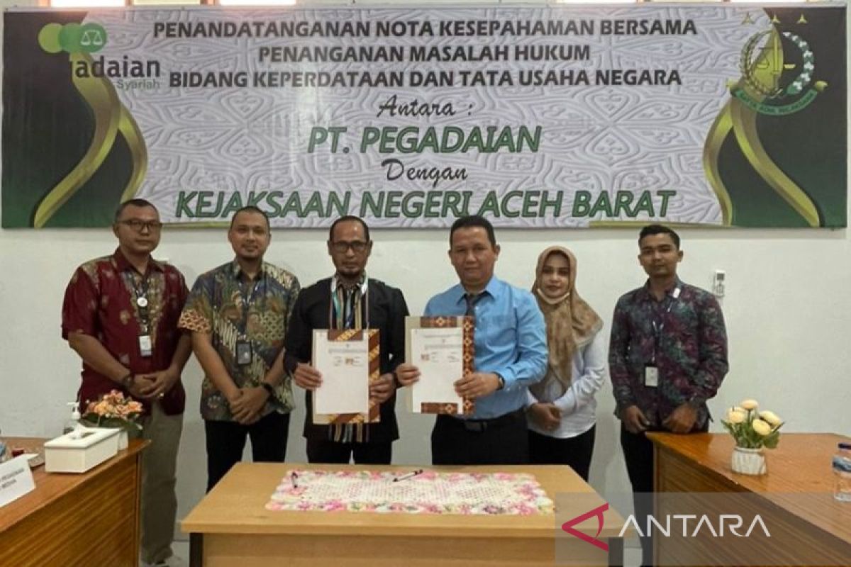 Pegadaian Syariah dan Kejari Aceh Barat jalin kerjasama bidang hukum, begini penjelasannya