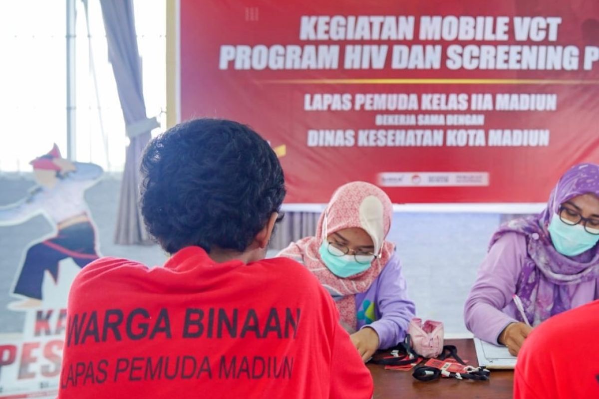 Dinkes Kota Madiun gelar VCT di lapas guna cegah penularan HIV/AIDS