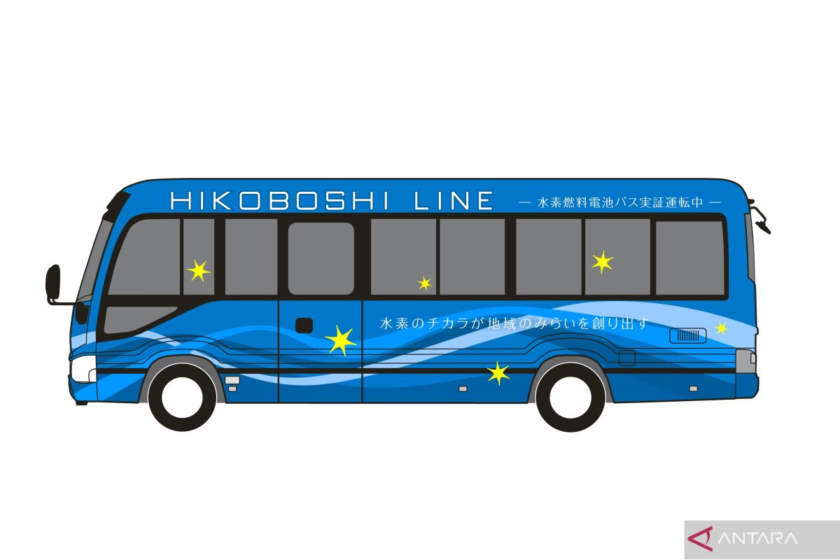 Bus hidrogen berbasis Toyota Coaster diuji coba di Jepang