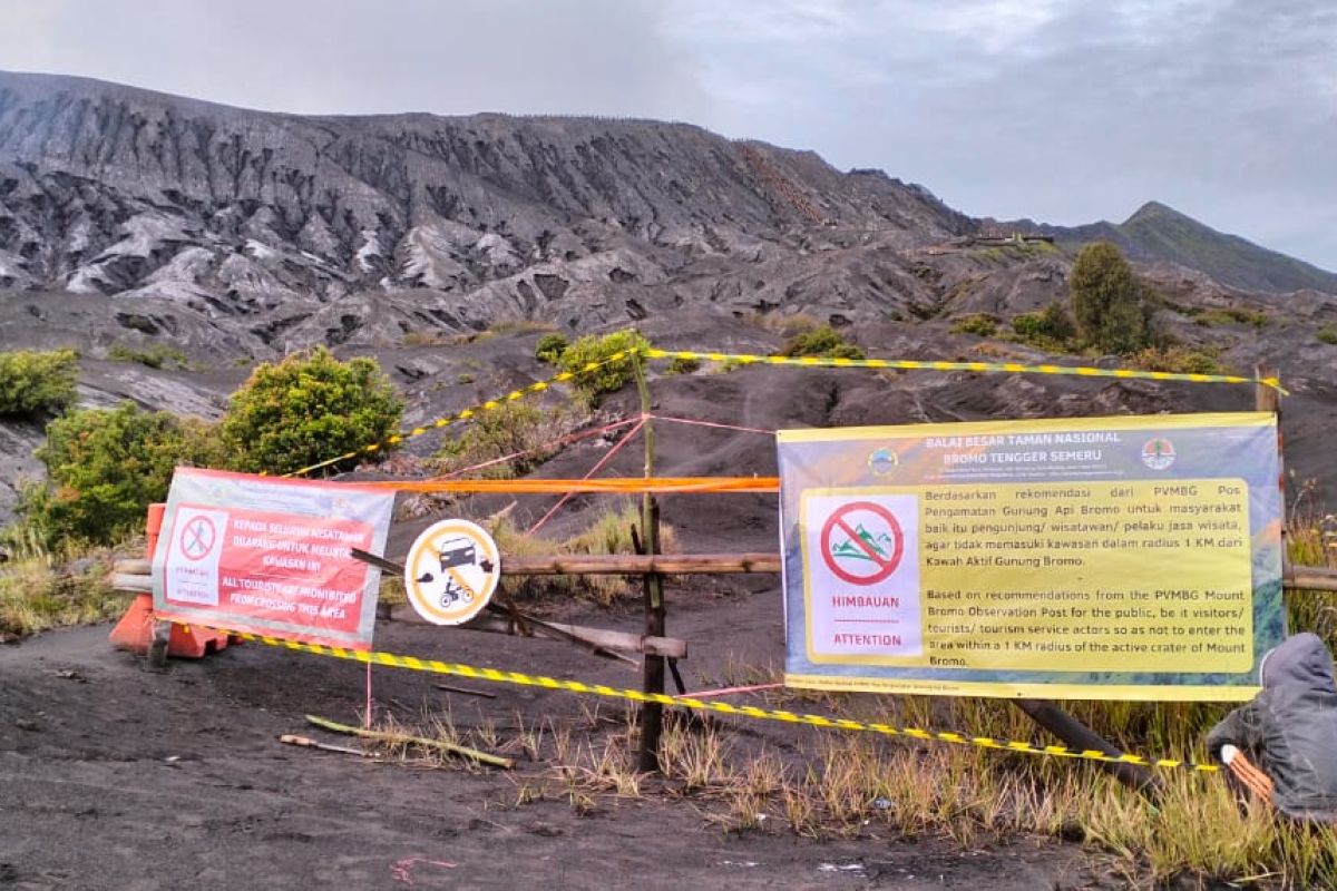 Aktivitas vulkanik Gunung Bromo meningkat