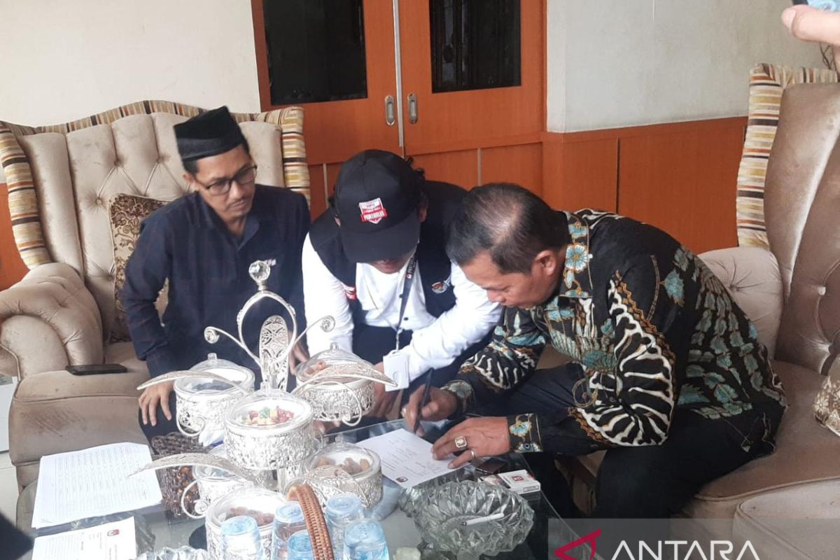 Komisi Pemilihan Umum (KPU) Kota Serang melakukan apel kesiapan Pantarlih