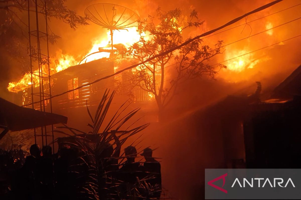 12 rumah terbakar di Tanjungjabung Barat Jambi