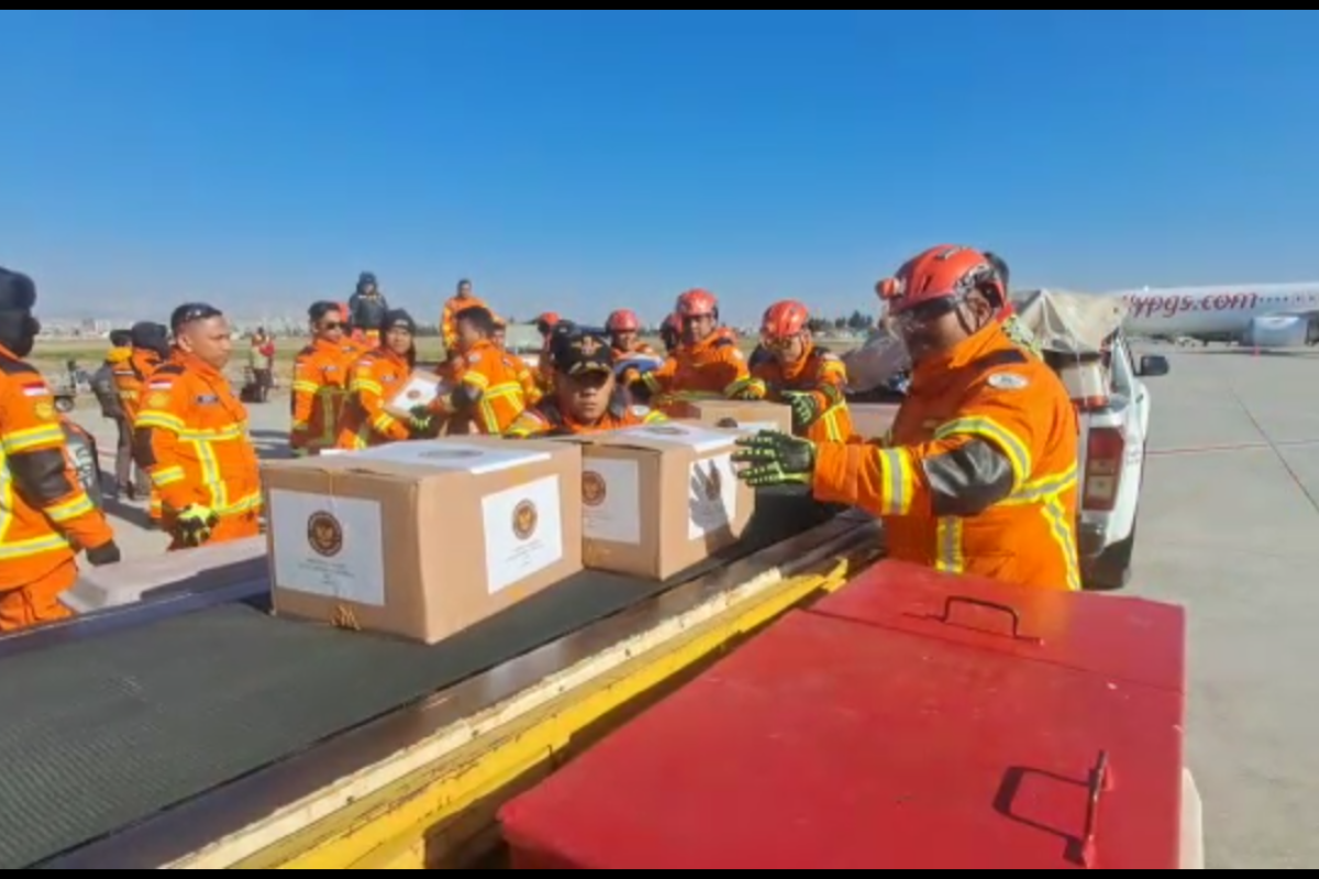 Indonesian SAR Team in Turkiye to help 7.8M quake victims