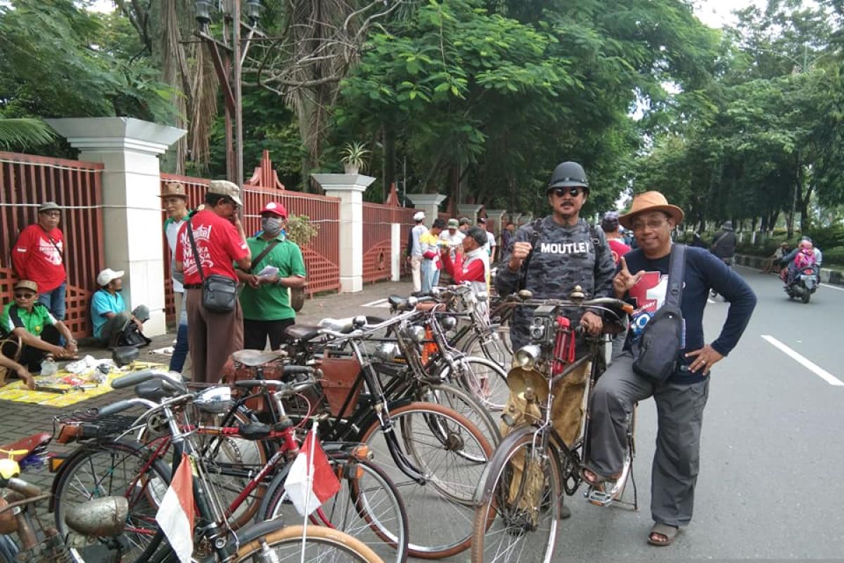 Komunitas sepeda ontel ramaikan Kota Wisata Banjarmasin