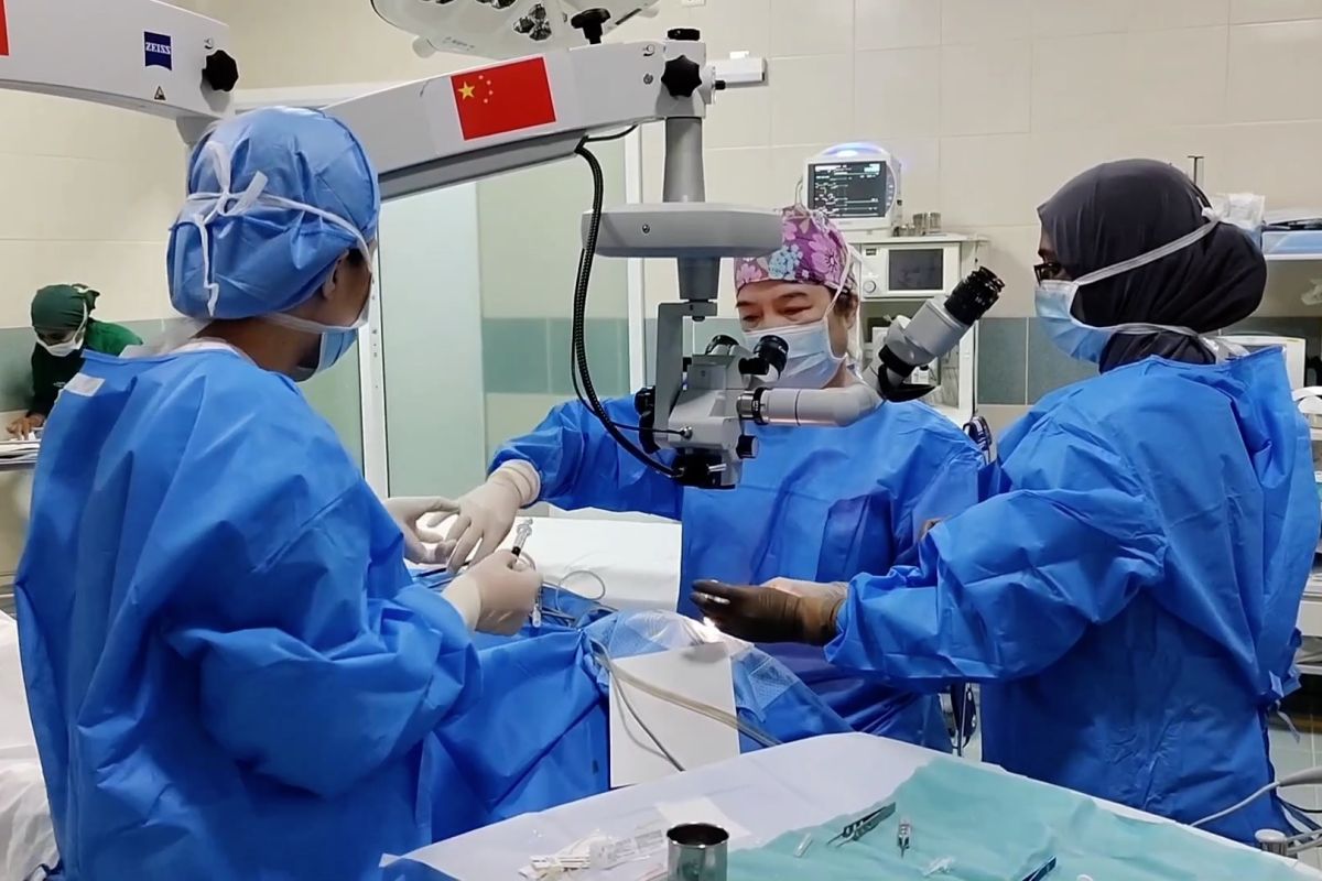 GLOBALink: Pusat oftalmologi China-Maladewa diresmikan di Male