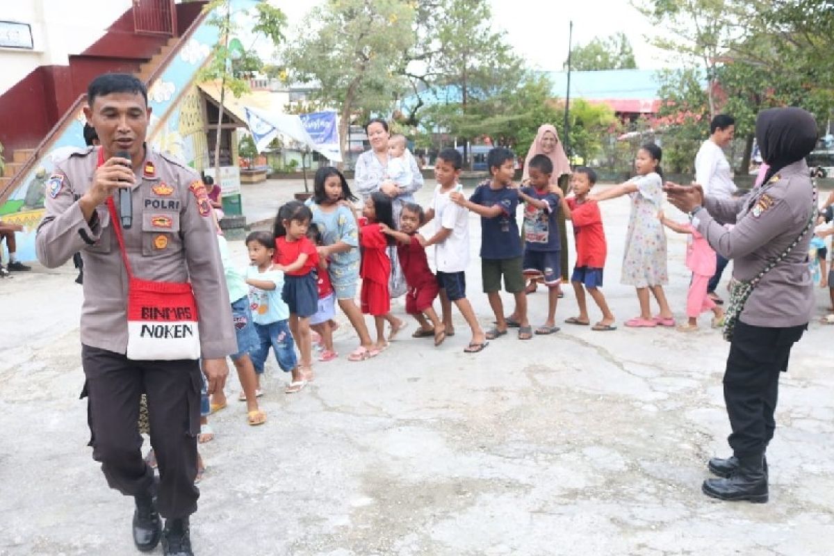 Polda Papua beri penyembuhan trauma korban gempa Jayapura