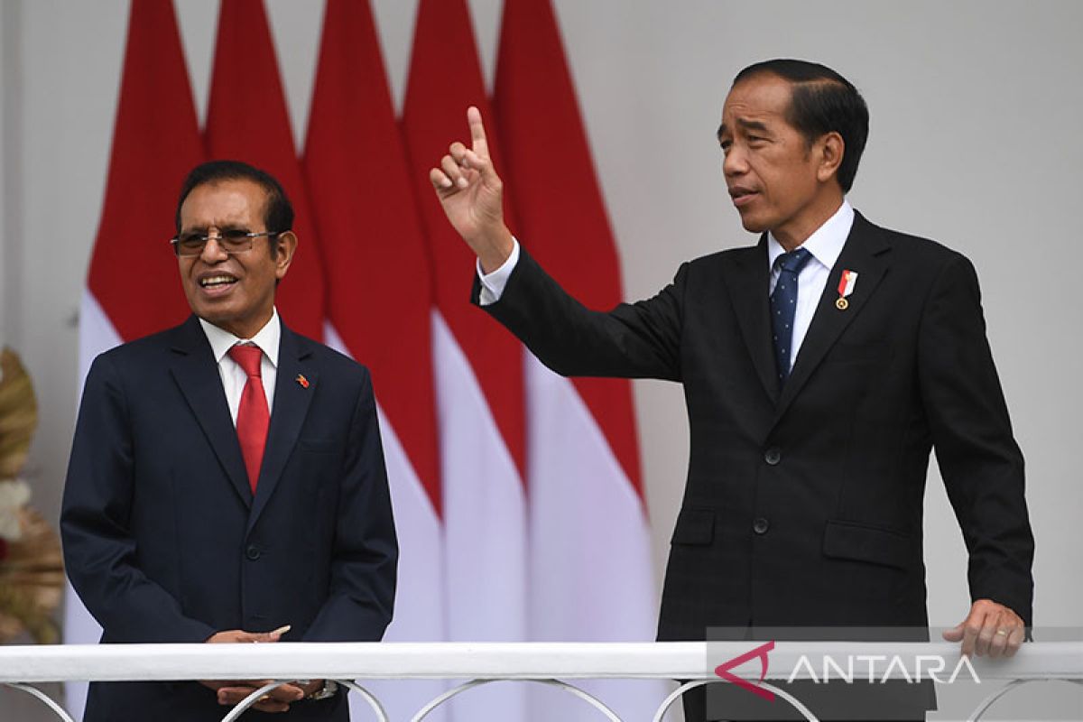 Presiden Jokowi terima kunjungan resmi PM Timor Leste di Istana Bogor