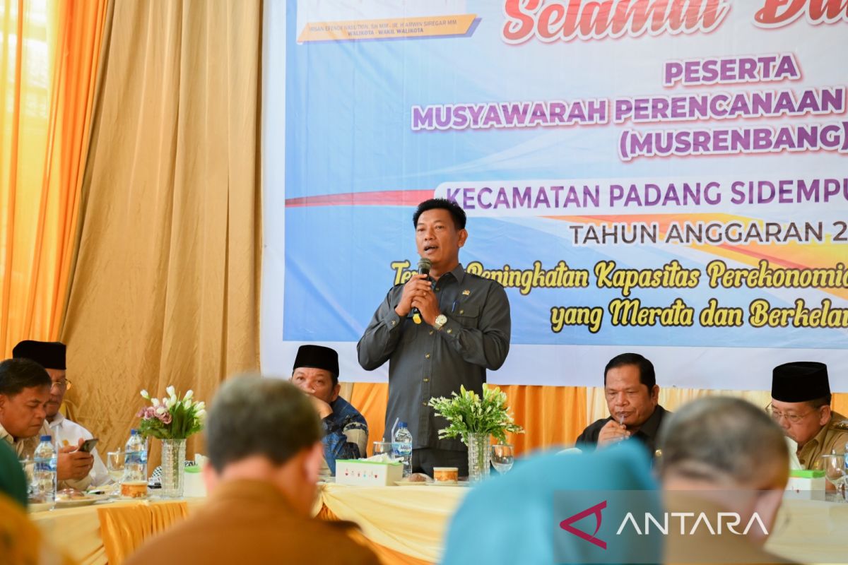 DPRD Padang SIdempuan siap tampung hasil musrenbang