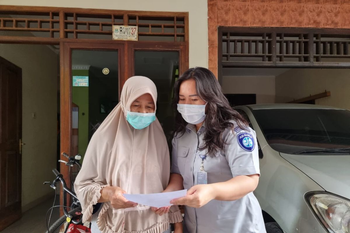 Jasa Raharja Tangerang Lakukan Giat DTD Ke beberapa pemilik Kendaraan Umum