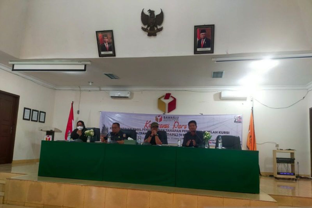 Bawaslu Riau kawal perubahan dapil di Pemilu 2024