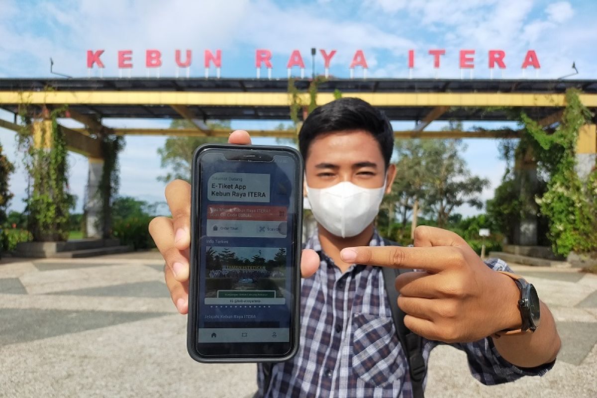 Permudah akses pengunjung, Kebun Raya Itera terapkan e-ticket