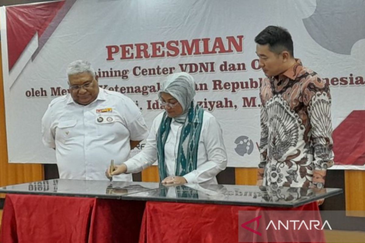 Menaker apresiasi pengoperasian pusat pelatihan VDNI dan OSS di Konawe