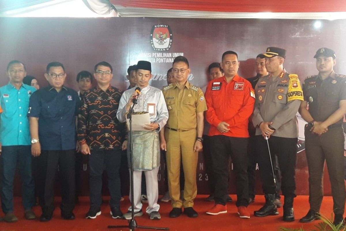 Wali Kota Pontianak harapkan Pemilu 2024 berjalan aman dan damai