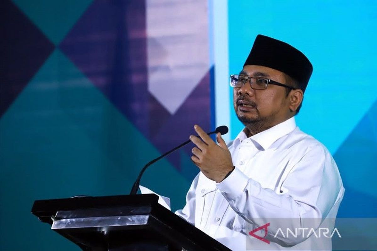 Menteri Agama Yaqut Cholil sambut baik tren nikah di KUA