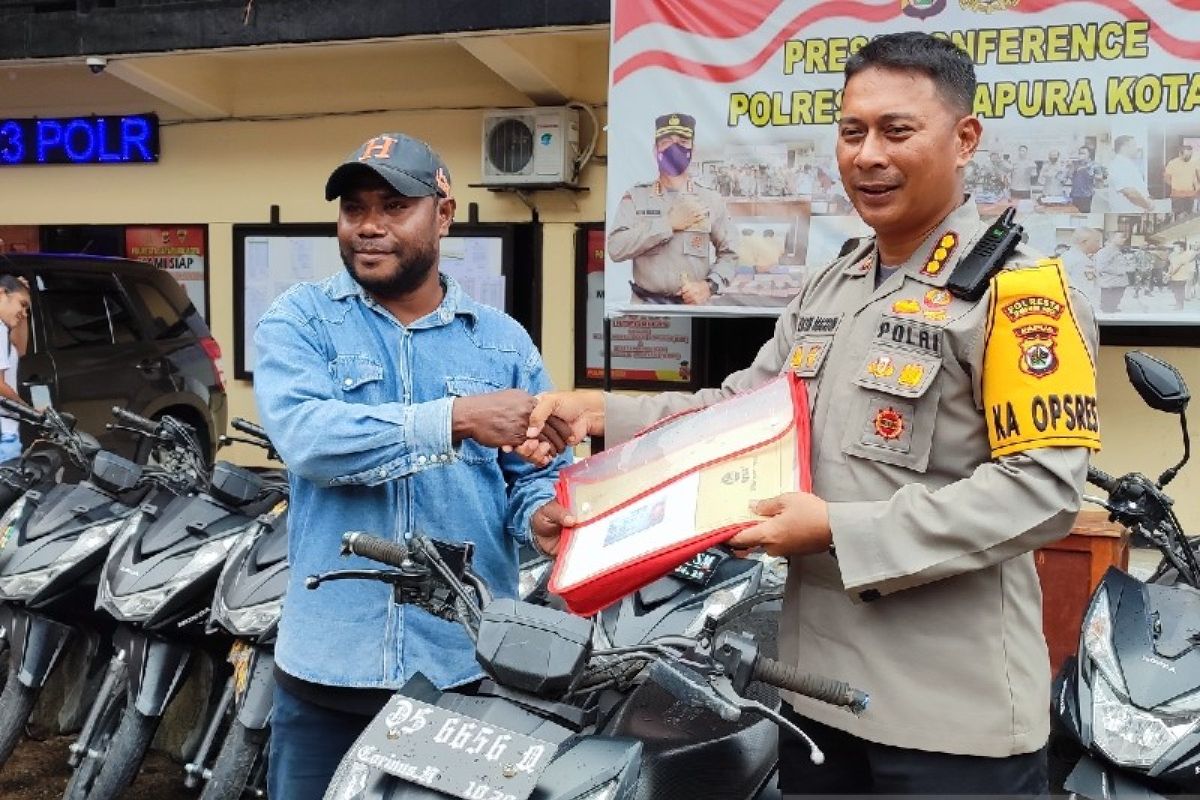 Polisi Jayapura tangkap residivis  pencuri motor antar wilayah Papua