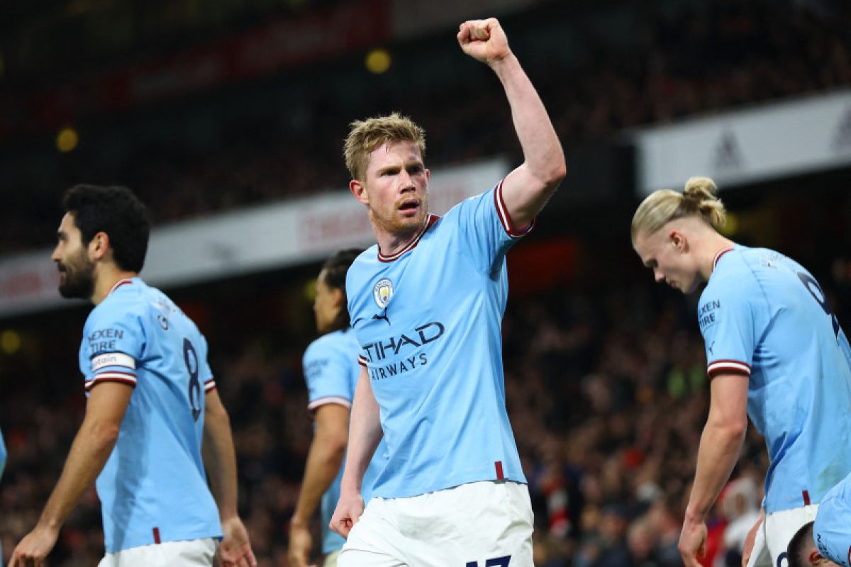 Manchester City geser Arsenal dari puncak Klasemen Liga Premier