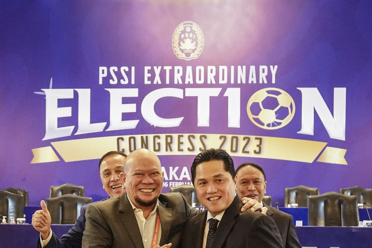 Erick Thohir jadi ketua umum PSSI periode 2023-2027