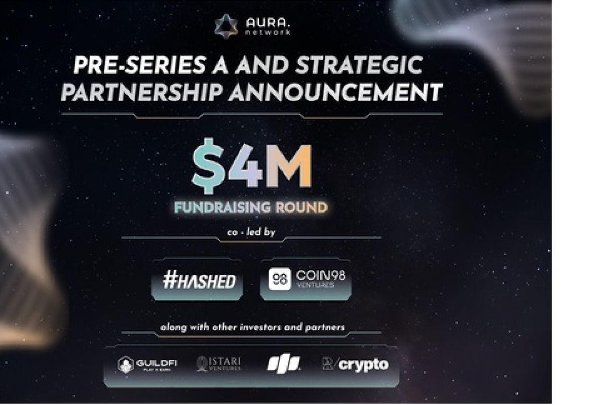 Aura Network raised $4M in pre-series A funding round led by Hashed and  Coin98 - ANTARA News