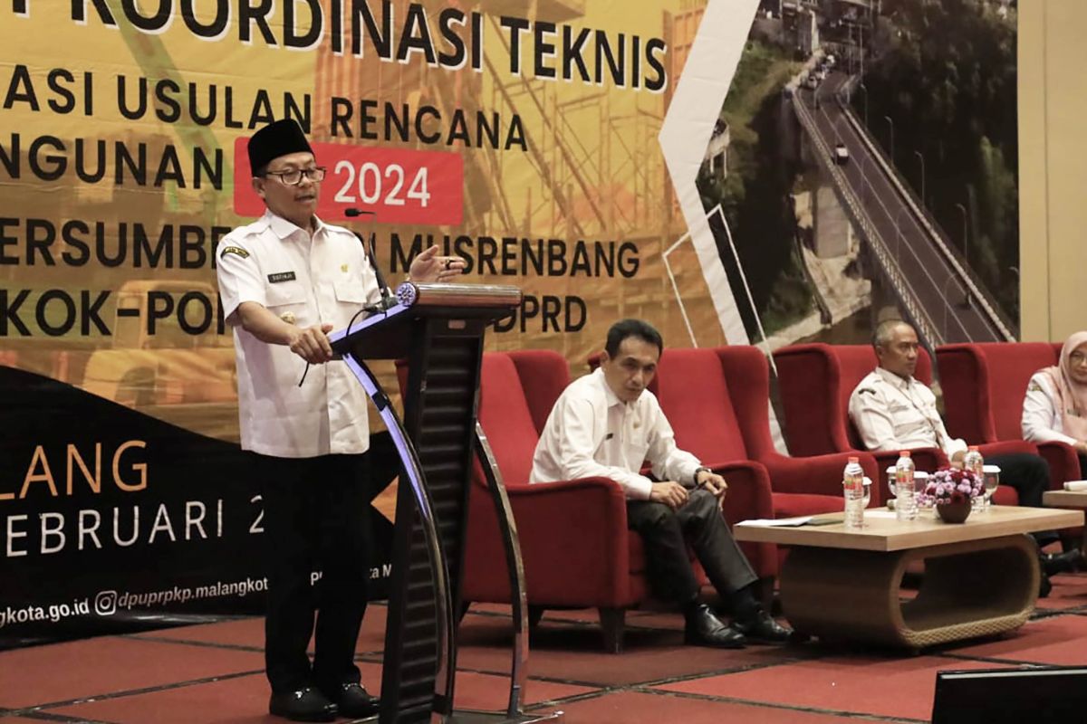 Pemkot Malang fokus pembangunan infrastruktur berkelanjutan pada 2024