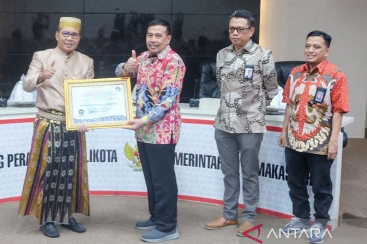 Pemkot Makassar raih penghargaan dari Ombudsman RI