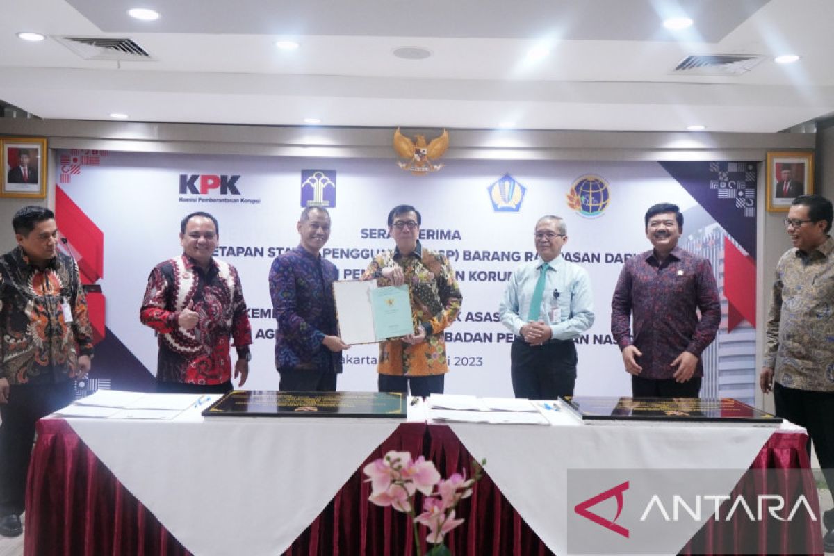 Kemenkumham Terima Aset Rampasan KPK Senilai Rp56 Miliar - ANTARA News ...