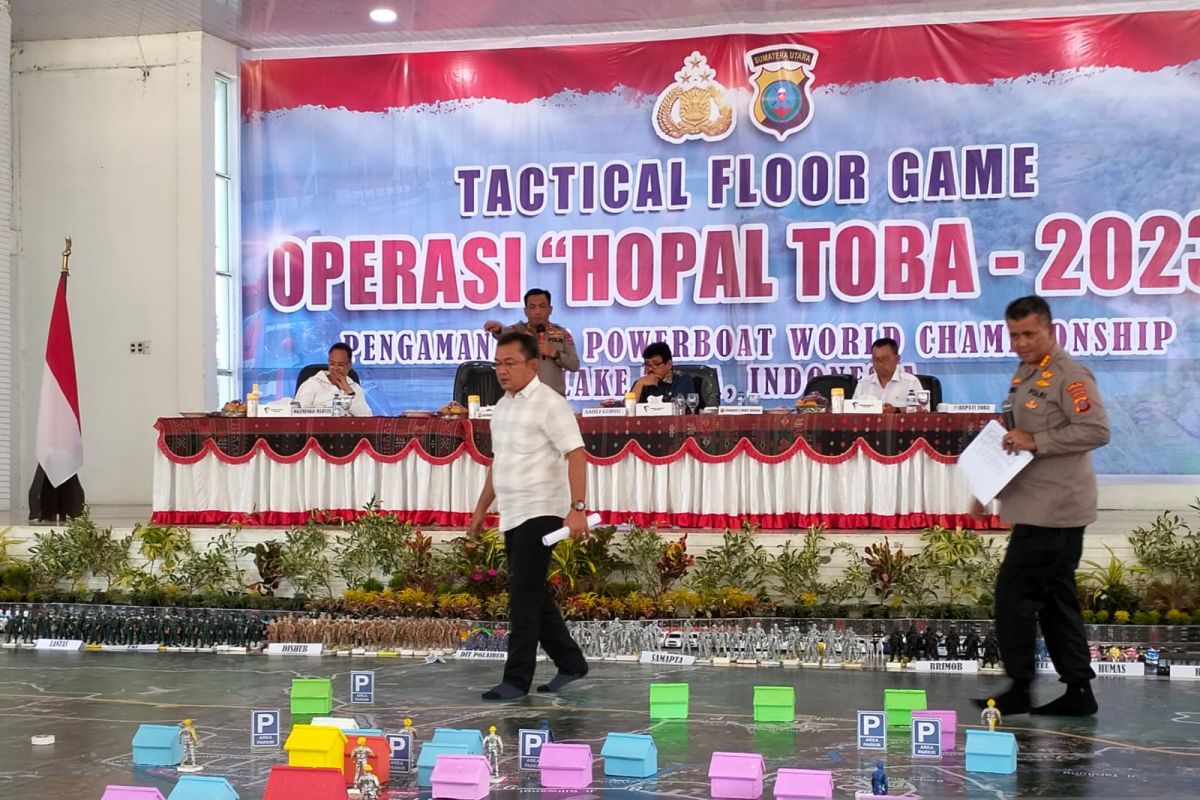 Polda Sumut gelar tactical floor game pengamanan F1 Powerboat