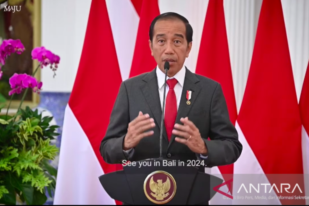 Presiden Jokowi buka Pameran Otomotif IIMS Tahun 2023 di JIEXPO Kemayoran