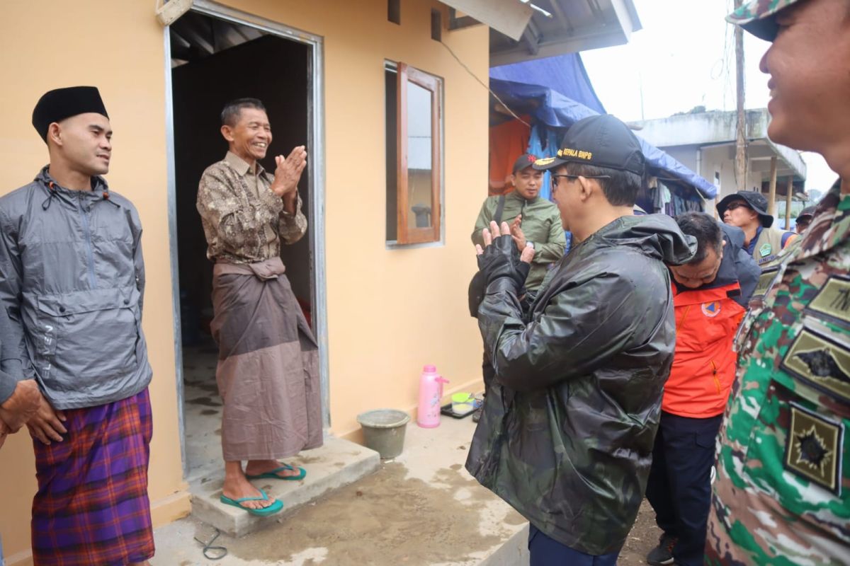 BNPB upayakan rumah insitu Cianjur selesai sebelum Ramadhan
