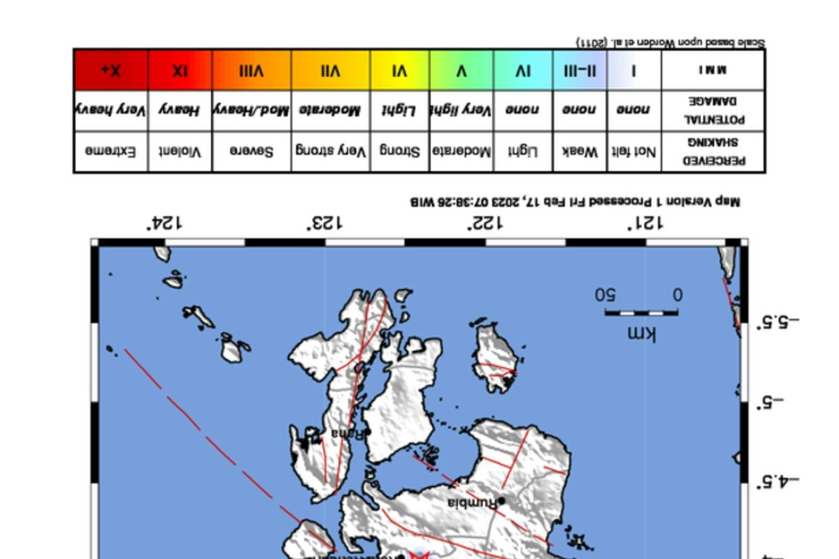 BMKG: Aktivitas Sesar Kendari picu gempa di Konawe pukul 15.33 WITA