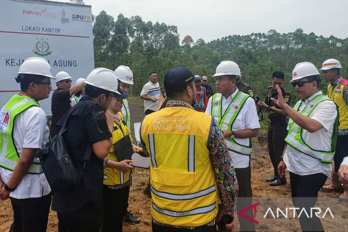 Kejati Kaltim tinjau lahan lokasi kantor Kejagung di IKN Nusantara