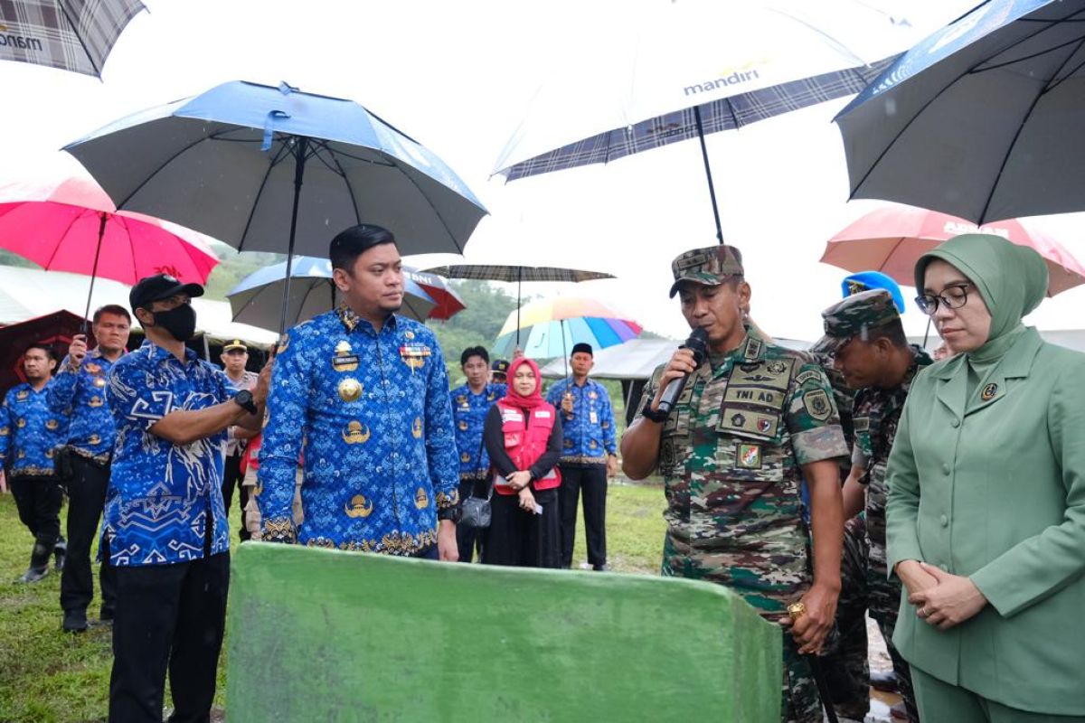 TNI AD Manunggal Air fasilitasi masyarakat di wilayah pelosok Gowa peroleh air bersih