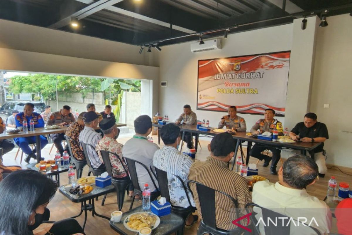 Wakapolda Sulawesi Tenggara terima keluhan masyarakat soal peredaran narkoba