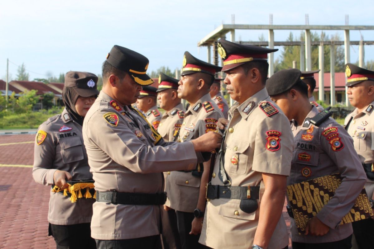 Ini pejabat yang dimutasi di jajaran Polres Aceh Jaya