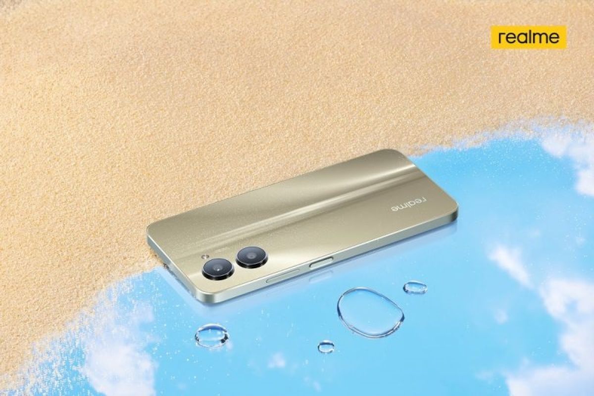 Posel realme C33 hadir dengan warna baru "Sandy Gold"