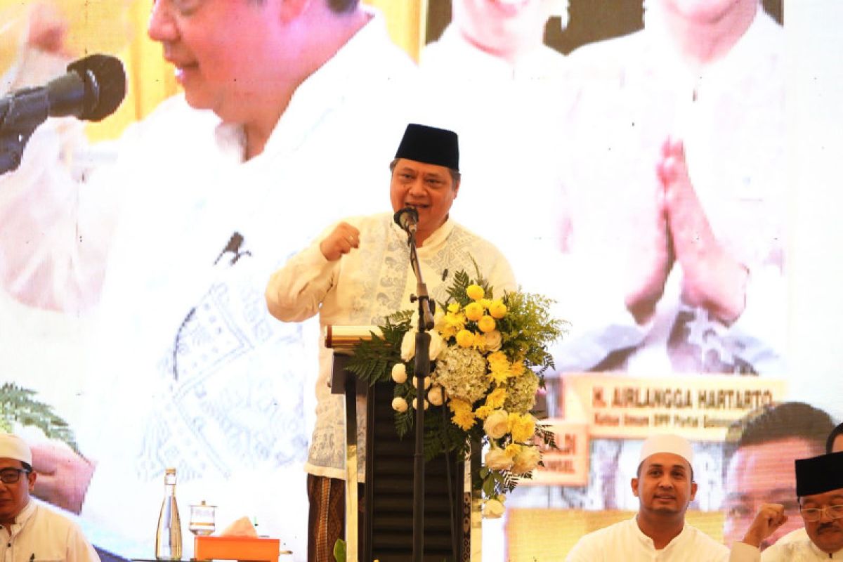 Airlangga: Pesan Isra Mi'raj jadikan Golkar berpolitik santun