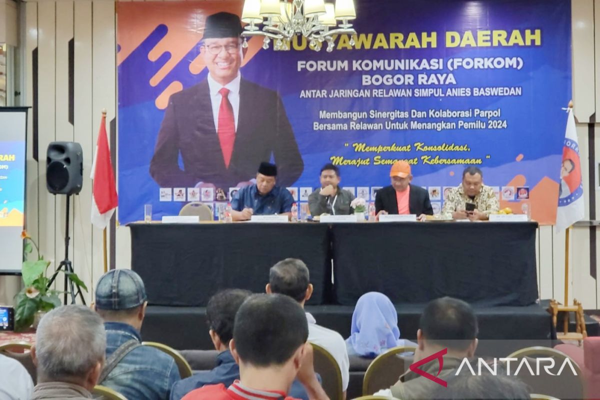Relawan Anies Baswedan Bogor Raya gelar Musda perdana