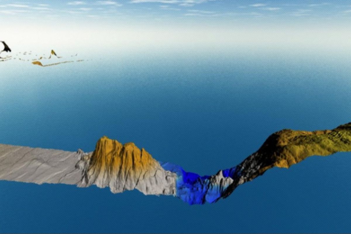 Gunung bawah laut Pacitan sudah diidentifikasi sejak 2006
