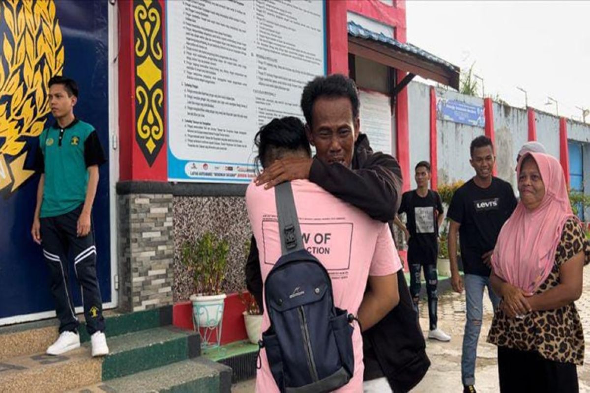 11 warga binaan Lapas Kotabaru terima asimilasi