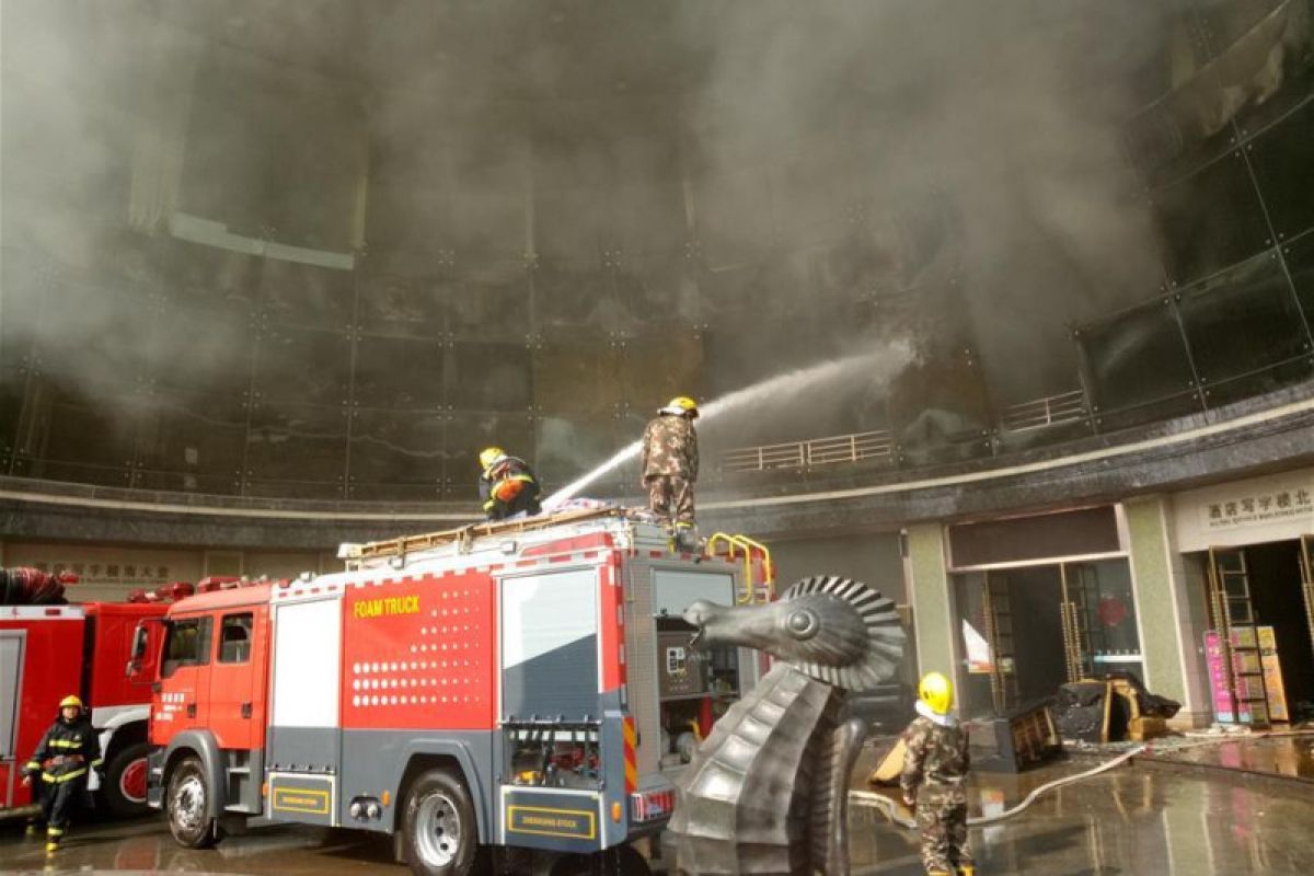 Kebakaran hotel di China tewaskan enam  orang, lukai 28 lainnya